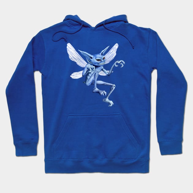 Blue magical creature Hoodie by Simple Wishes Art